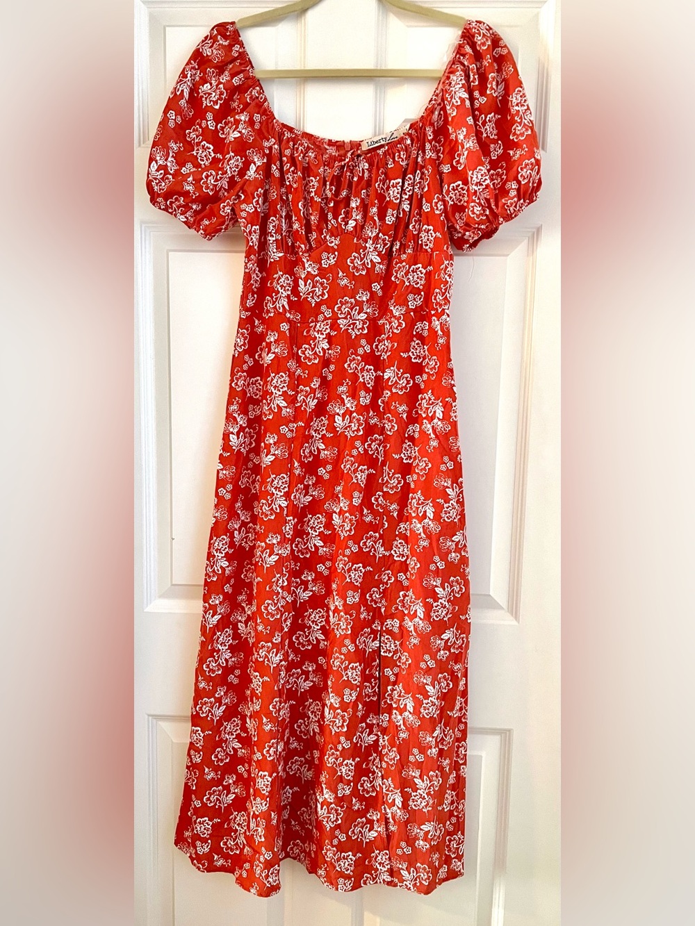 Liberty Love Red Floral Maxi Dress